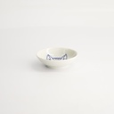 Kawaii Sauce Dish Cat Dora 9x2.7cm BL/WH TA-19 12/192