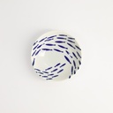 Kawaii Sauce Dish Fish 9x2.7cm BL/WH TA-22 12/192