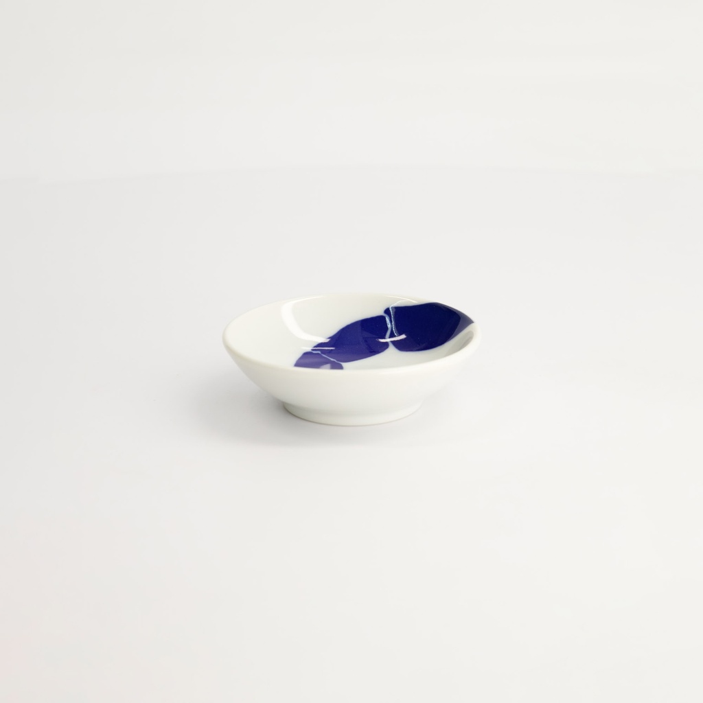 Kawaii Sauce Dish Crab 9x2.7cm BL/WH TA-24 12/192