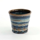 Craft Cup Green/Beige Stripe 9x9cm 300ml TA-33 6/72