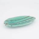 Yamasaku Ocean Oblong Plate 21.5x10.8x2cm TA-84 6/48