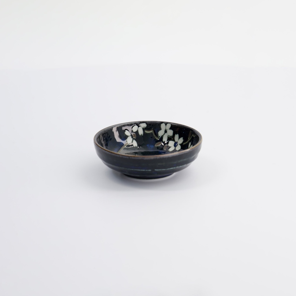 Cobalt Blue Sakura Dish 9.5x3cm 22113 5/80