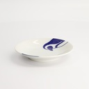 Kawaii Plate Penguin 13.7x2.4cm BL/WH TA-23/L 12/96