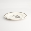 Skull Design Wedding Plate 21x2cm 22156 6/6