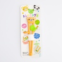 Children Chopsticks Bear 15.5cm Orange A53-24 22206 6/240
