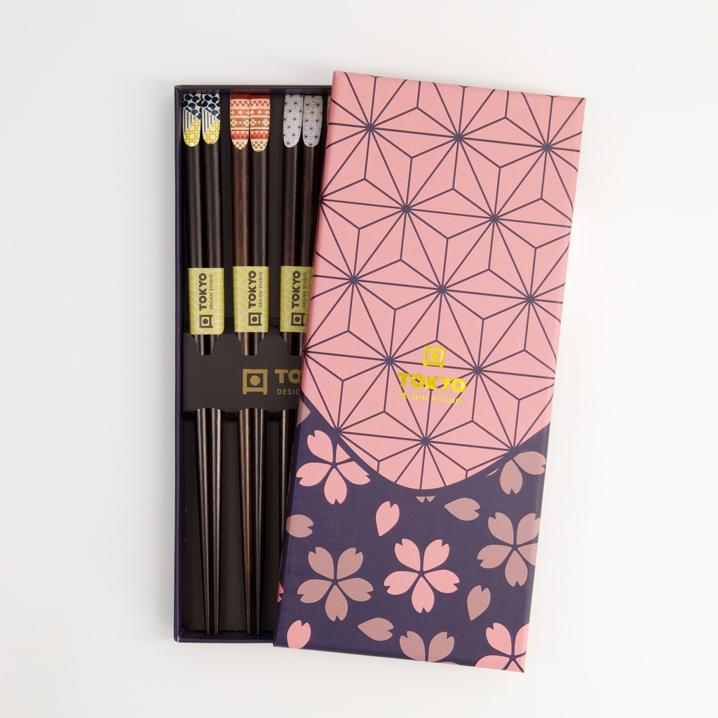 Chopstick Giftset/5 Wood DJ23-0609-21 22235 1/100