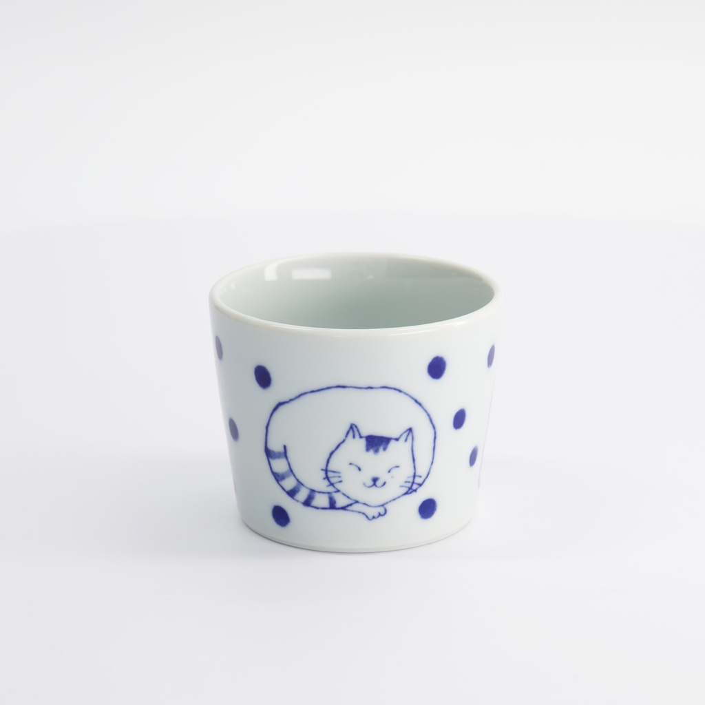 Neko Maruke Cat Cup 8.5x7cm 230ml 21038054 6/72