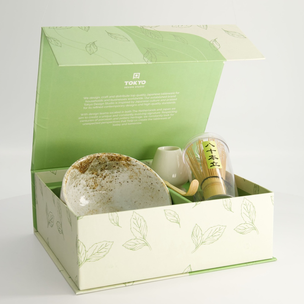 Matcha Giftset Yukishino C 13x7cm 4pcs 33002 1/12