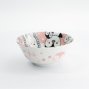 Kawaii Animals Tayo Bowl Pink 15.2x6.7cm 500ml 003889 6/48
