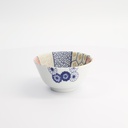 Mino Shozui Rice Bowl Navy 12x6.4cm 300ml 33024 6/72