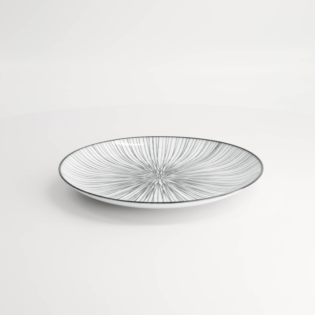 Nippon Black Plate 25.7x3cm Lines TN-4906/D 3/24