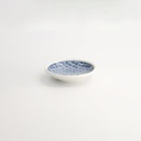 Sauce Dish 9x2cm Seigaiha Blue TA-56 12/192