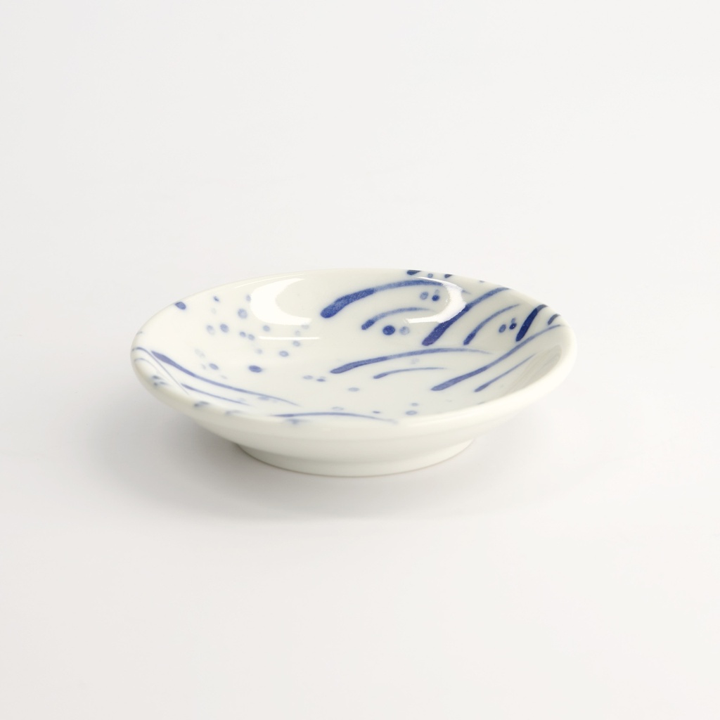 Sauce Dish 9x2cm Wave Blue TA-53 12/192