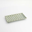 Vert Sauge Mermaid Design Plate 22x13x2cm 6/48