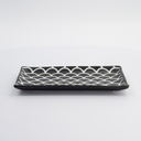 Onyx Noir Mermaid Design Plate 22x13x2cm 6/48