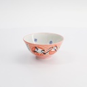 Kawaii Rice Bowl 11.3x5.8cm 300ml Bowl Daruma Pink 33204 5/80