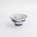 Kawaii Rice Bowl 11.3x5.8cm 300ml Bowl Blowfish BL/WH 33208 5/80