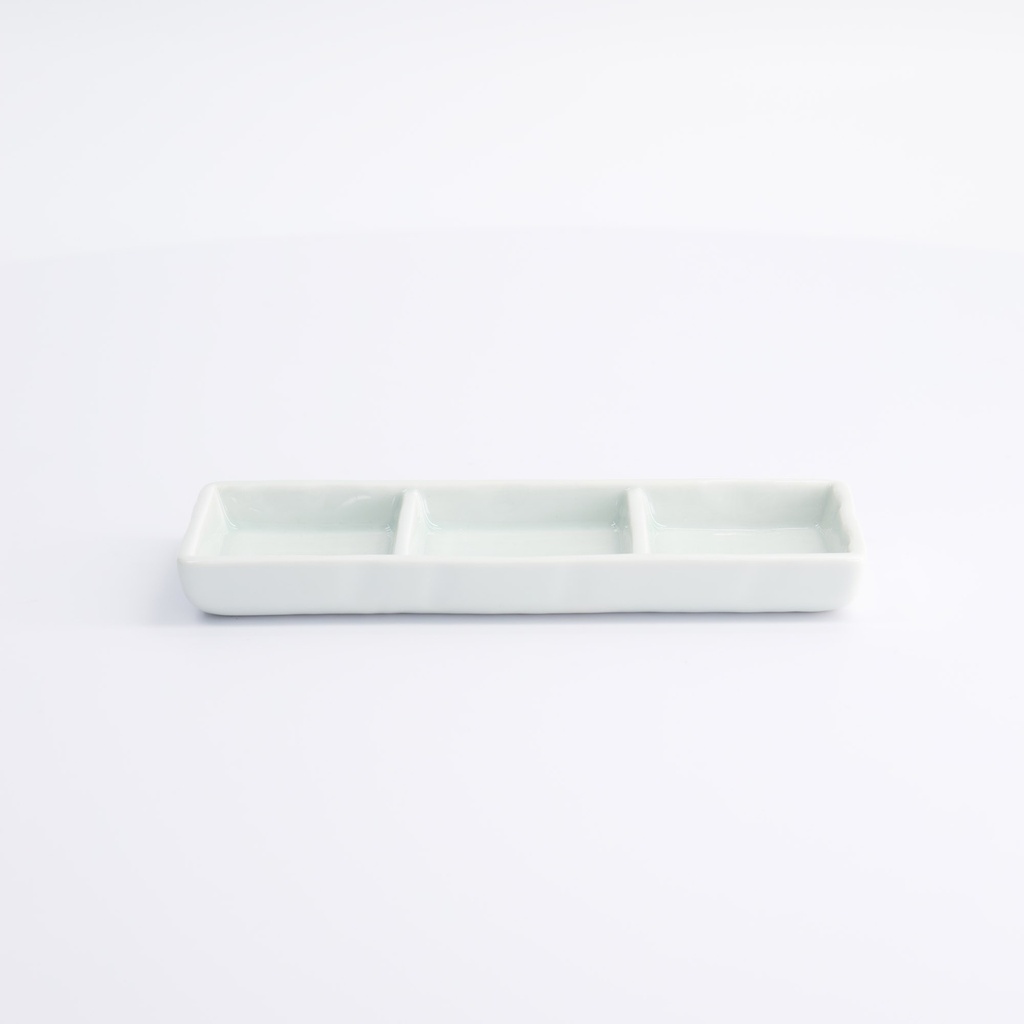 White Sauce Dish 3pcs 16x6cm 33216 (SAI)