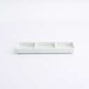 White Sauce Dish 3pcs 16x6cm 33216 (SAI)