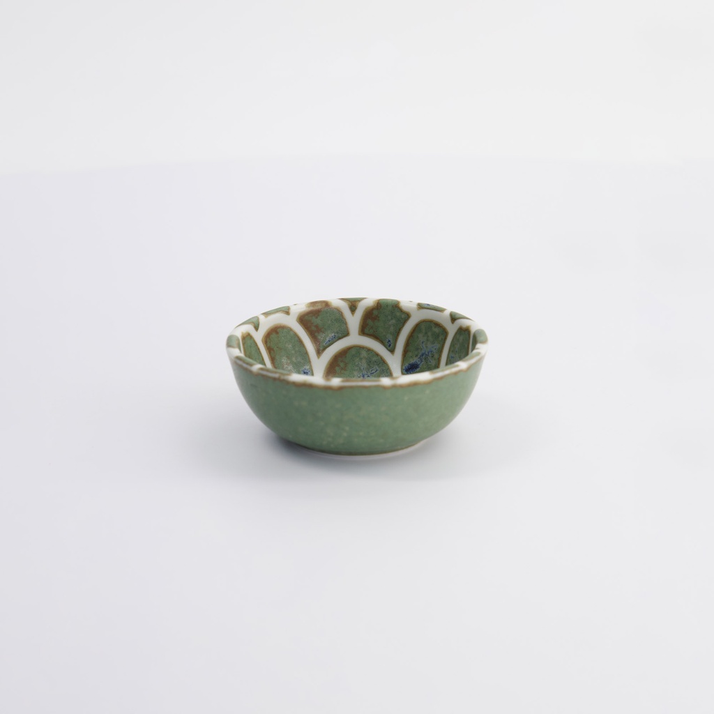 Vert Sauge Mermaid Design Bowl 8.5x3.4cm PH-16922/VS 12/192