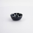 Cobalt Blue Mermaid Design Bowl 8.5x3.4cm 12/192  