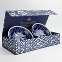 Ramen Bowl 2pcs Giftset 19.8x7.5cm 1100ml Blue 5A 33230 1/6