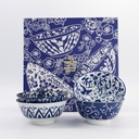 Tokyo Blue Tayo Bowl Giftset 4pcs 15x7cm 500ml 7B 33240 1/10