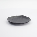 Melamine Iwate Black Round Plate 15.7x15.7x2.3cm 13422 12/144  