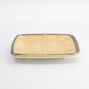 Bamboo Square Plate 19x19x2.6cm 13958-07 12/48
