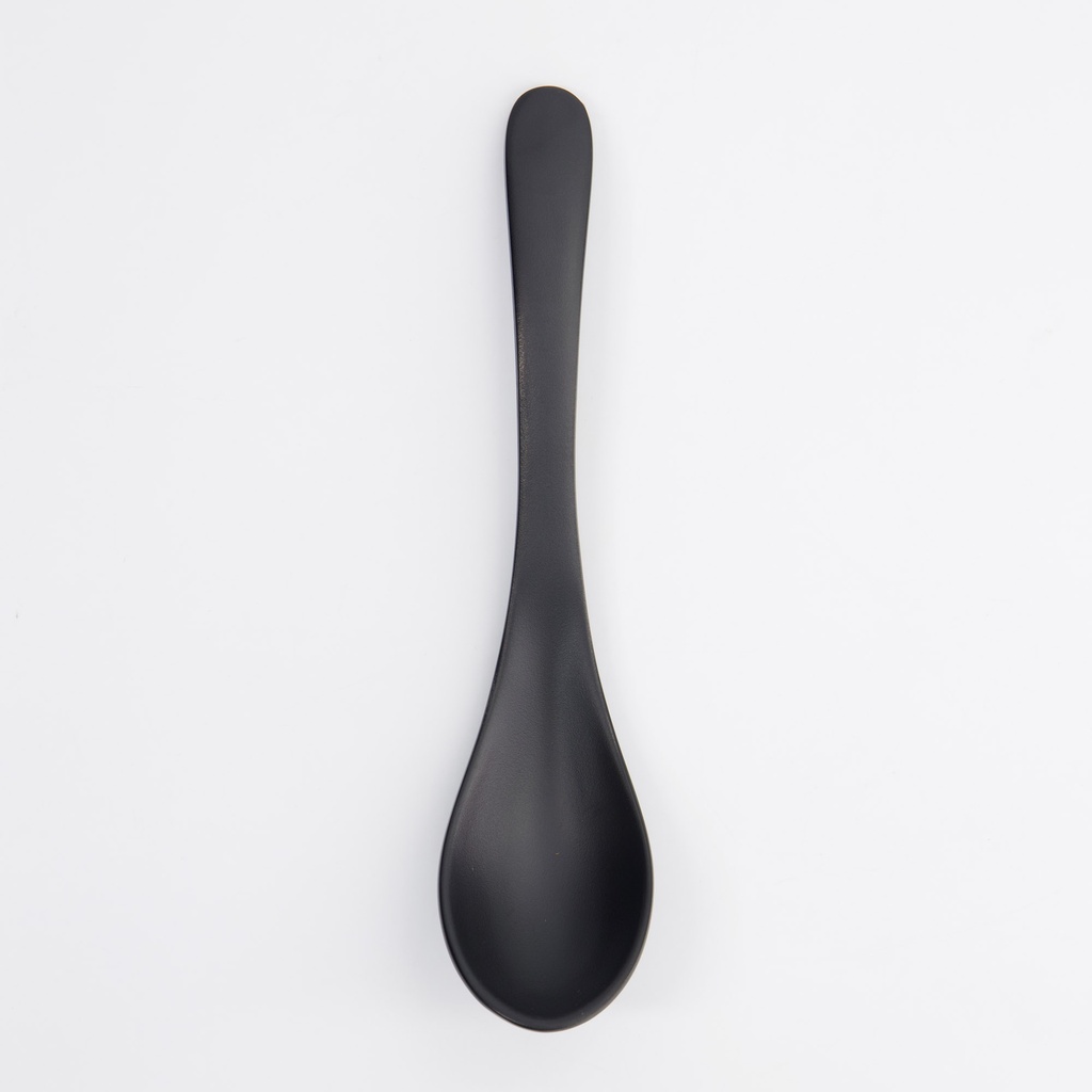 Melamine Spoon BK 20x4.5x3.5cm 11020/IW 60/480  60/600