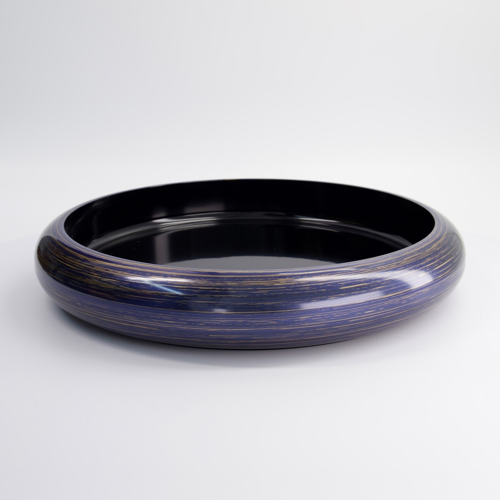 Sushi Oke Outer 47.6x8cm Inner 40.9x5.4cm  No.14 Purple/Gold Brush 33303 1/10