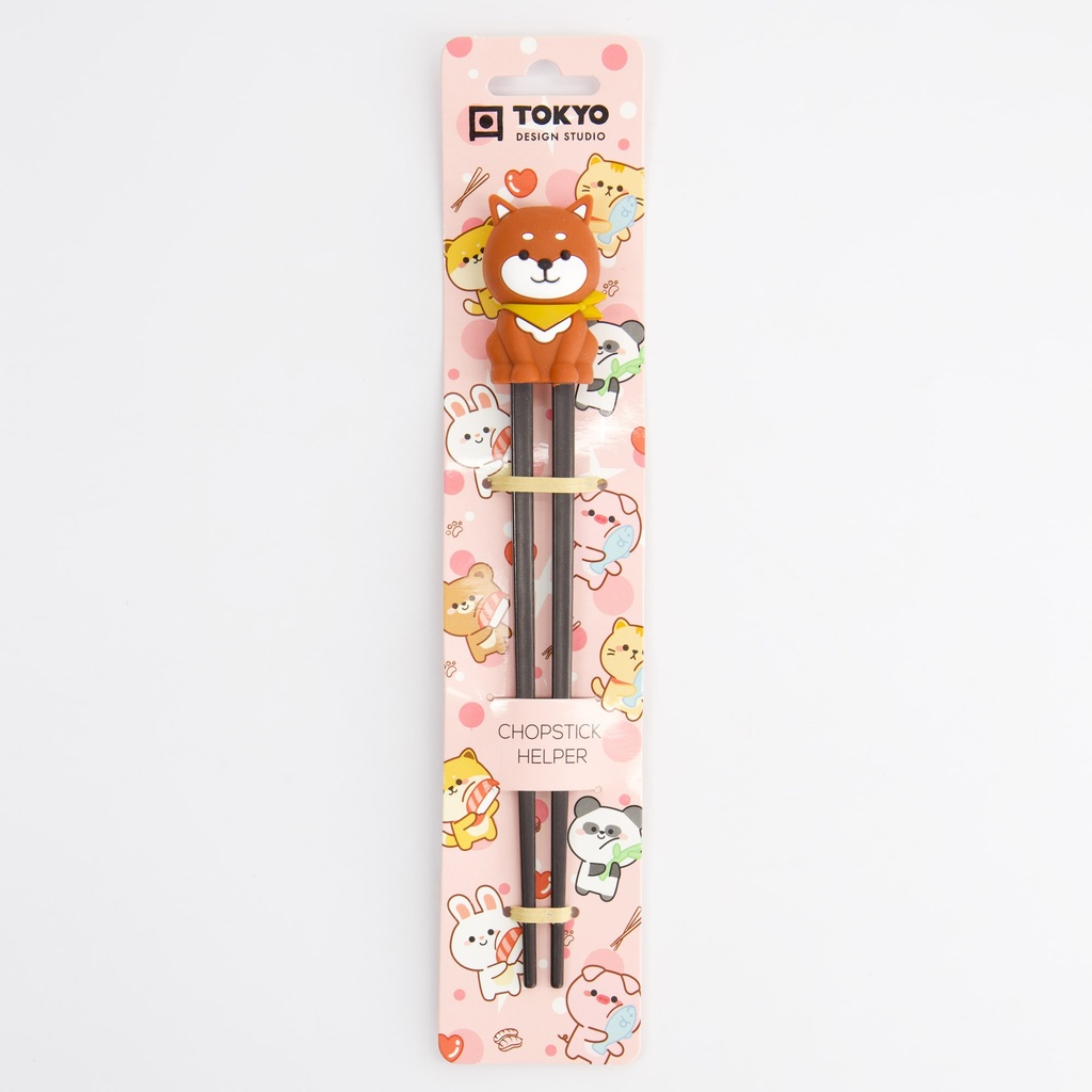 Children Chopsticks Shiba Brown 22cm 33311 6/240