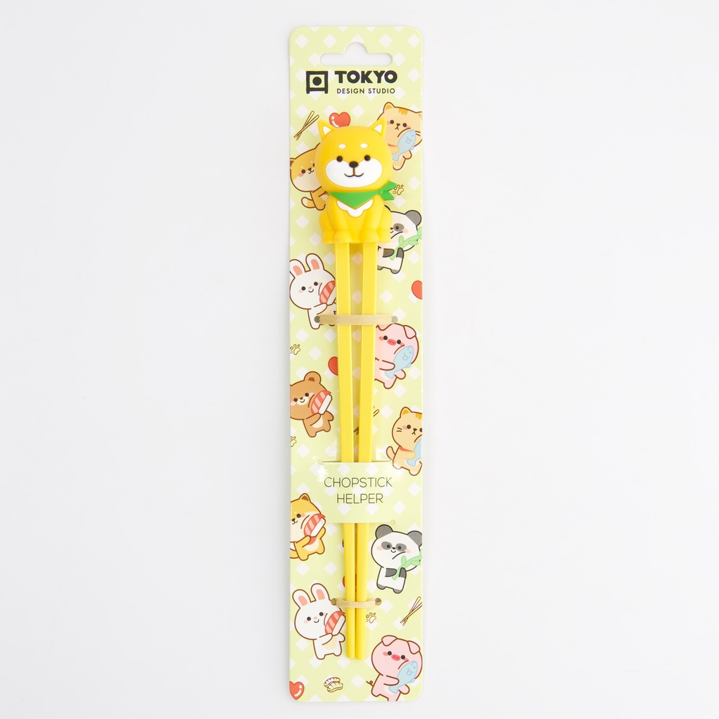 Children Chopsticks Shiba Yellow 22cm 33314 6/240