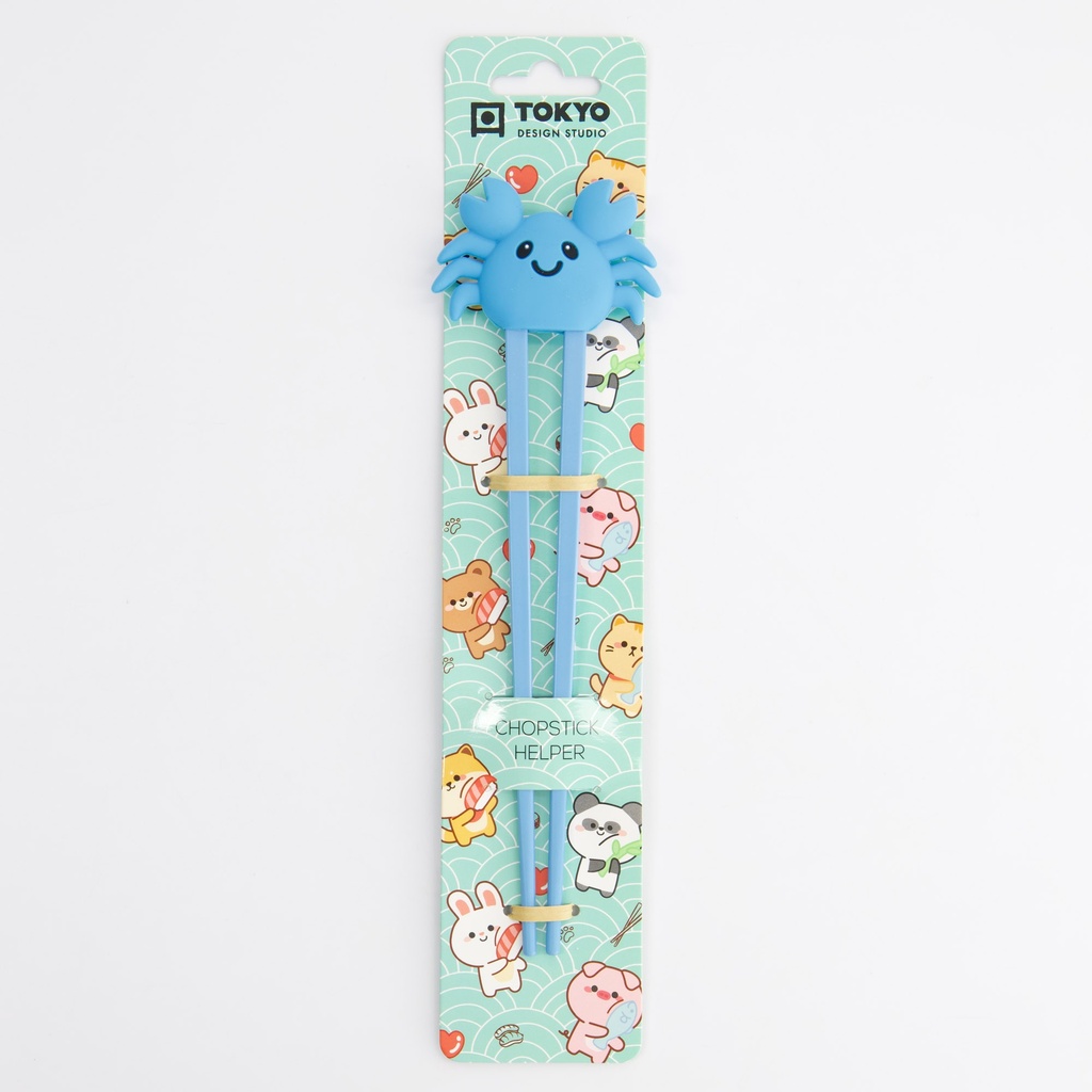 Children Chopsticks Crab Blue 22cm 33319 6/240   