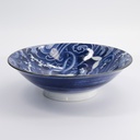 Yakuza Octopus Bowl 25.2x7.7cm 1600ml BL/WH 33341 3/18