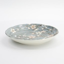 Fujisakura Plate 22x4cm Gray 33347 6/36