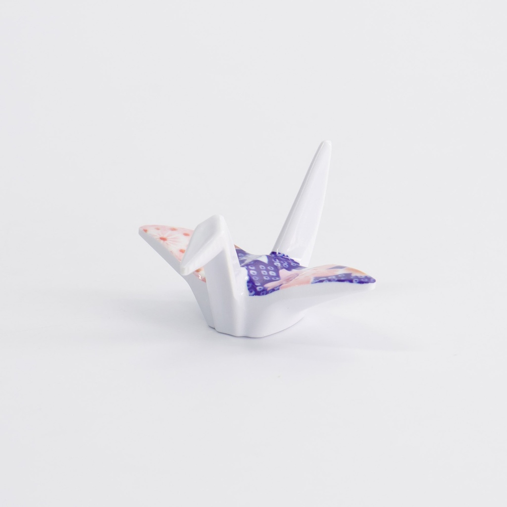 Chopsticks Rest Crane Blue CR-A02 5.7x5x3cm 12/480