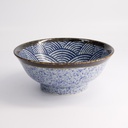 Aisai Seigaiha Ramen Bowl 21.5x9cm 1300ml YT-159-114 18581 3/24