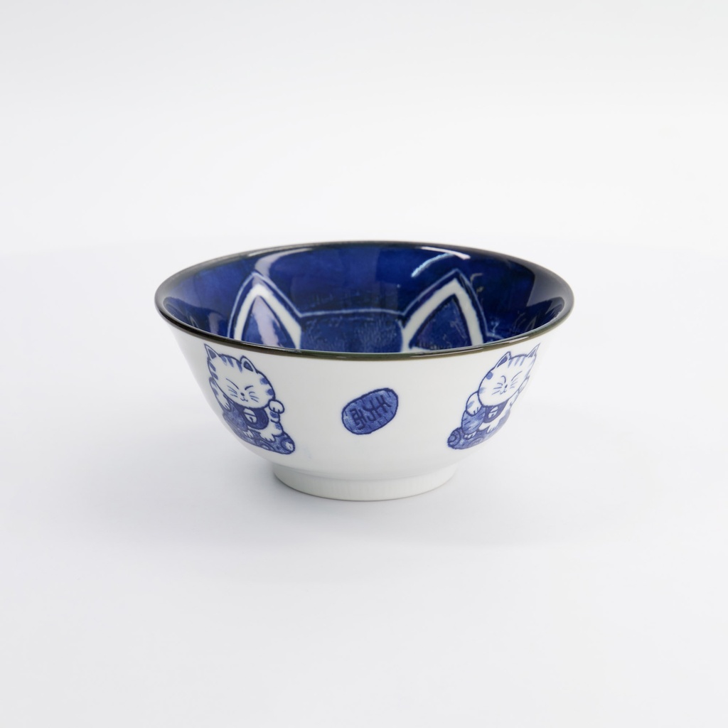 Kawaii Tayo Bowl Cat Neko 14.9x6.7cmh 500ml F 33415 6/48