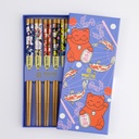 Chopstick Giftset/5 Lucky Cat/Carp 33454 1/100 