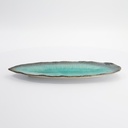 Yamasaku Oblong Plate 33x13.5x2.5cm Turquoise 33442 6/36