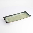 Yamasaku Green Rectangular Plate 29x12.8x3.7cm 33436 6/36