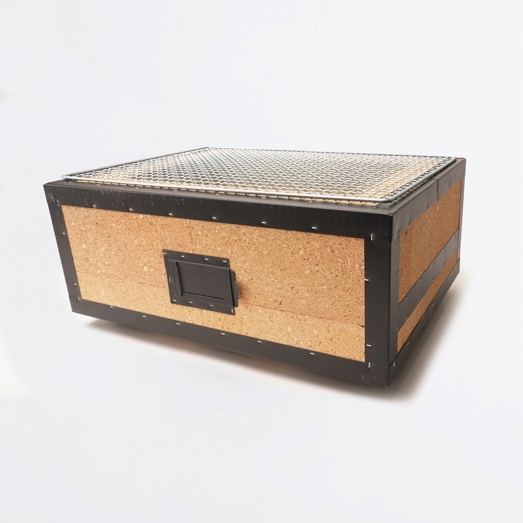 Konro Grill Diatomite 46x35x20cmh BQ-12 Made in Japan 33460 1/1 