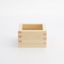 Wooden Sake Cup Masu Fuji 8.5x8.5x5.2cm 33462 1/200 