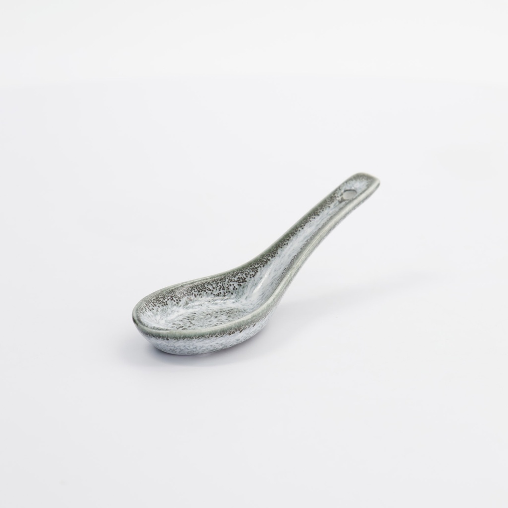 Tajimi Spoon Grey/White 13.5cm E669-0-0101 12/360      