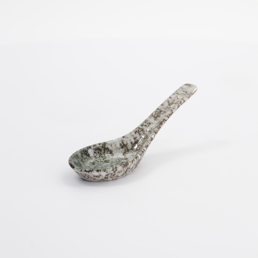 Tajimi Spoon Grey/Green 13.5cm E431-0-0101 12/360     