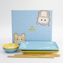 Kawaii Shiba Owl Sushi Giftset 6pcs 33482 1/12  