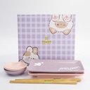 Kawaii Rabbit Cat Sushi Giftset 6pcs 33483 1/12