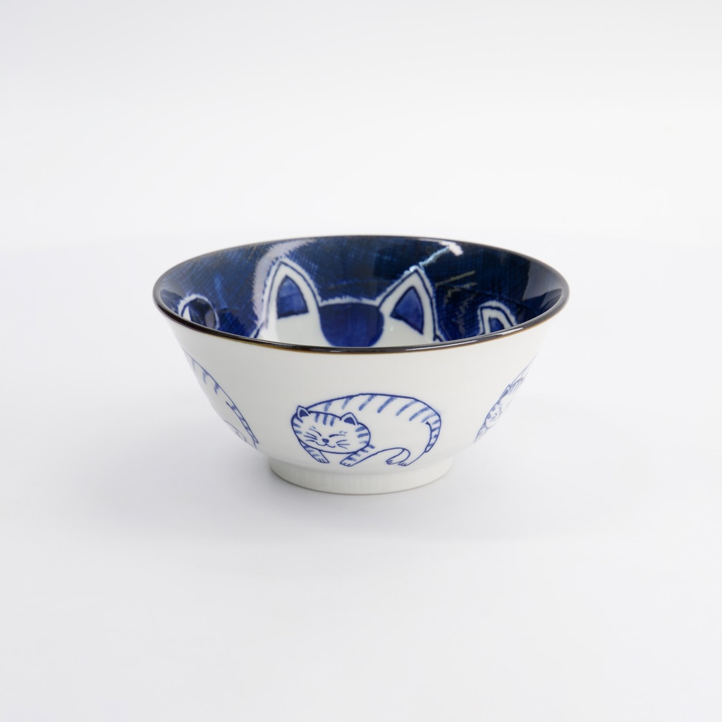 Kawaii Tayo Bowl Cat Neko 14.9x6.7cmh 500ml K 33487 6/48