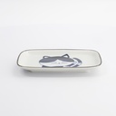 Kawaii Rectangular Plate Cat Neko 16.3x10.2cm D 33495 6/72